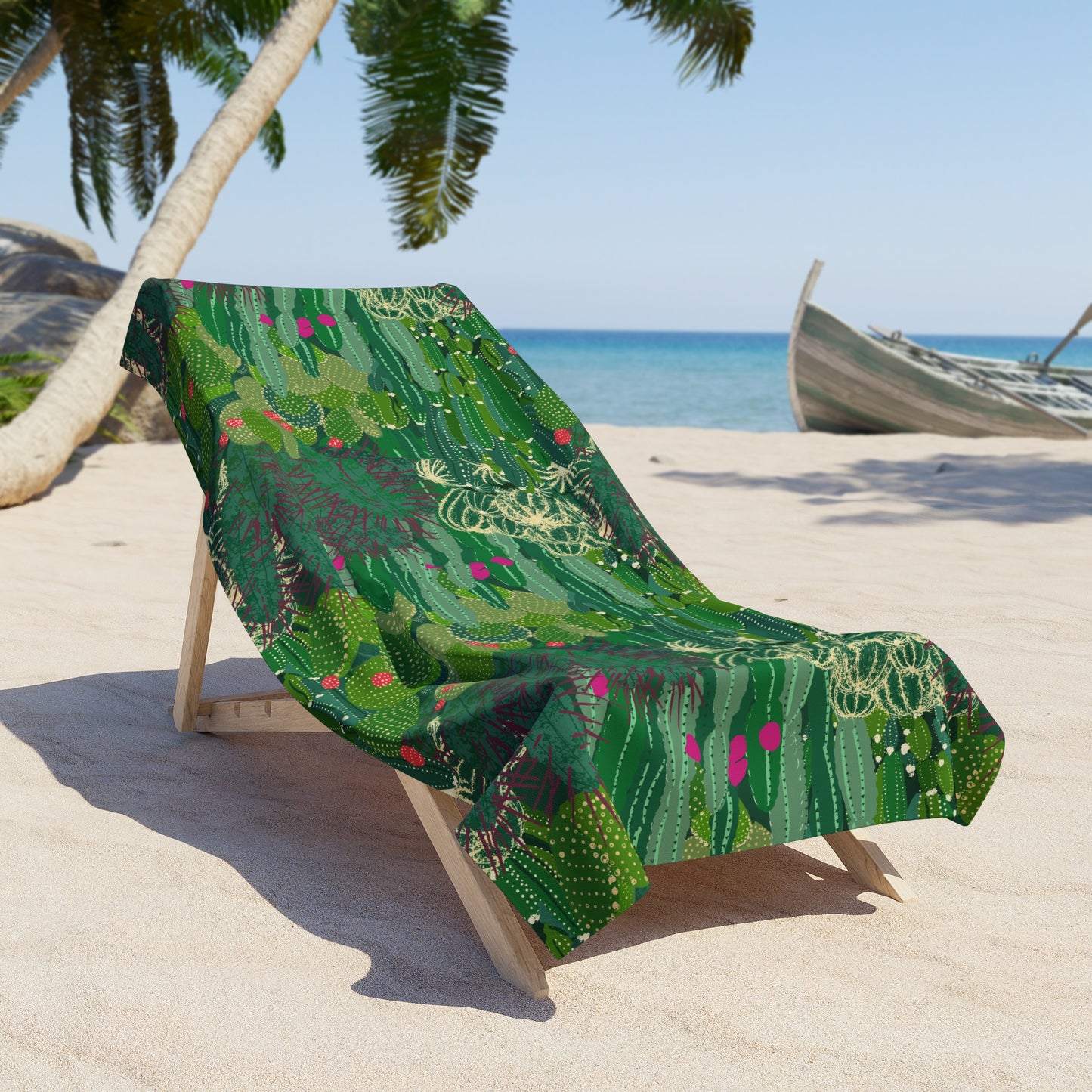 Cactus Cluster Beach Towel
