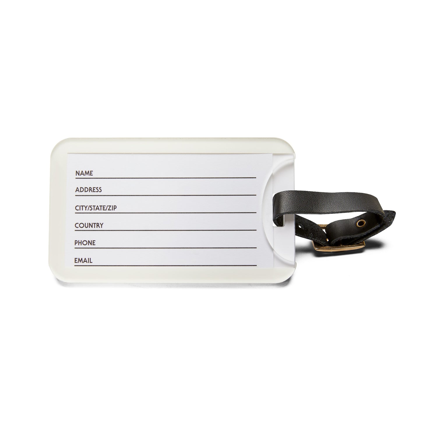 Sneks on a Plane Luggage Tag in Pink