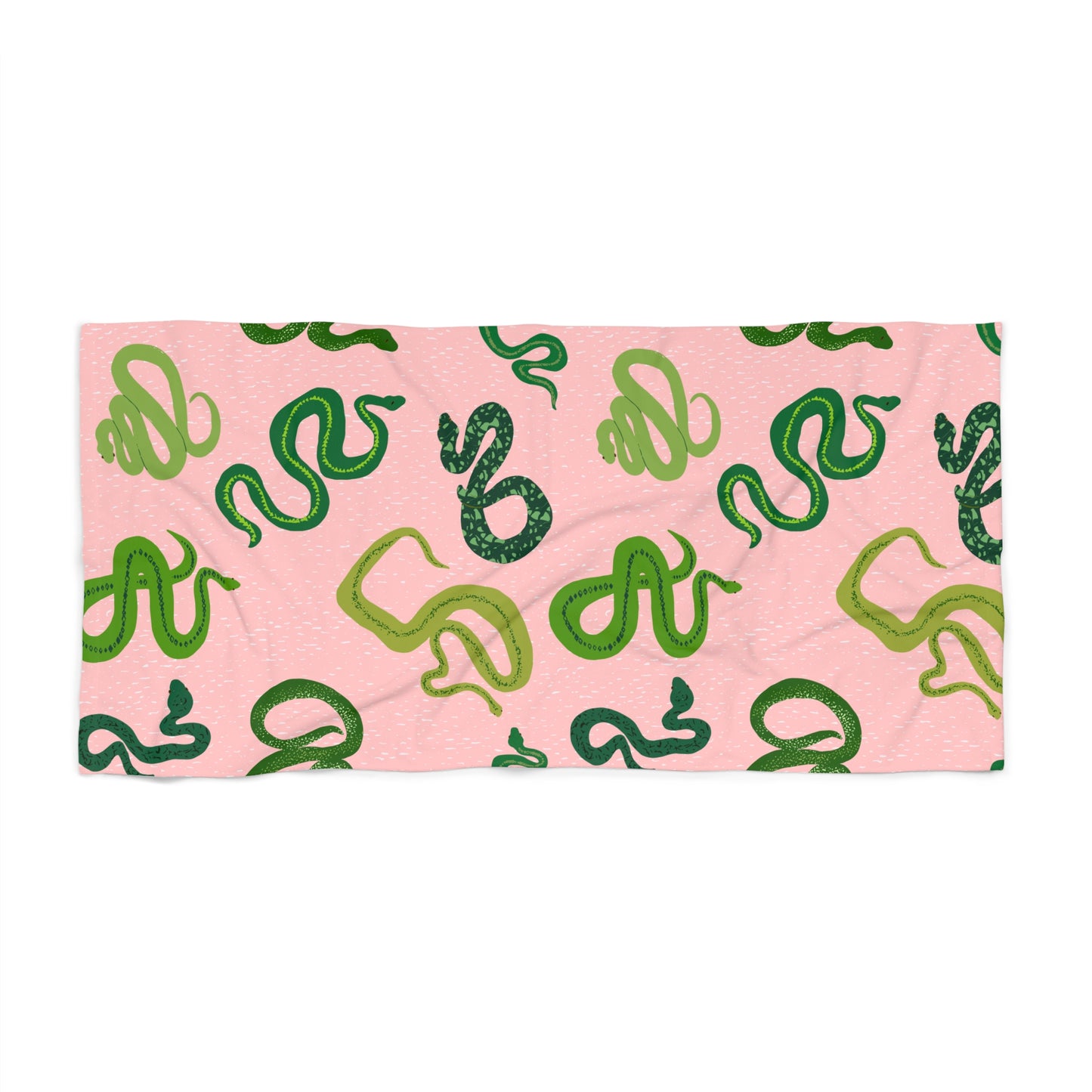 Sneks on a Plane Beach Towel