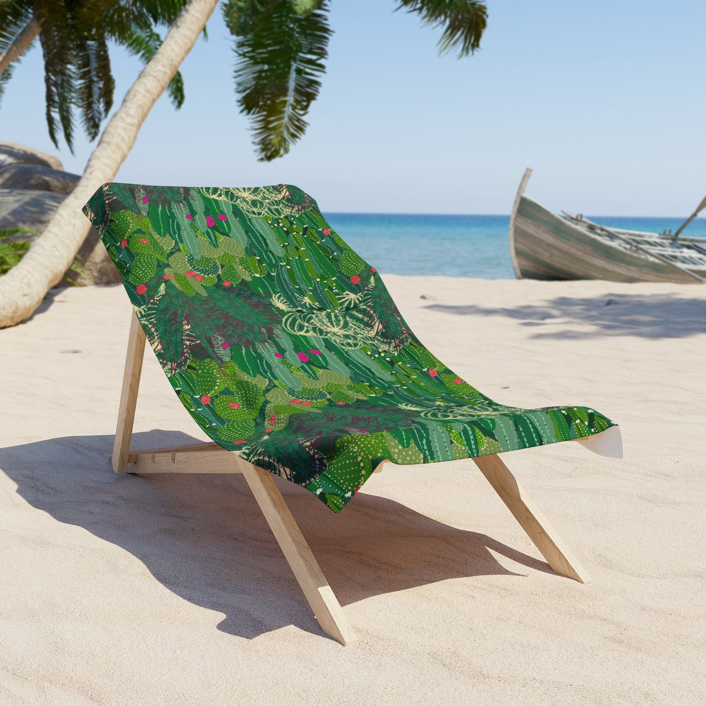 Cactus Cluster Beach Towel