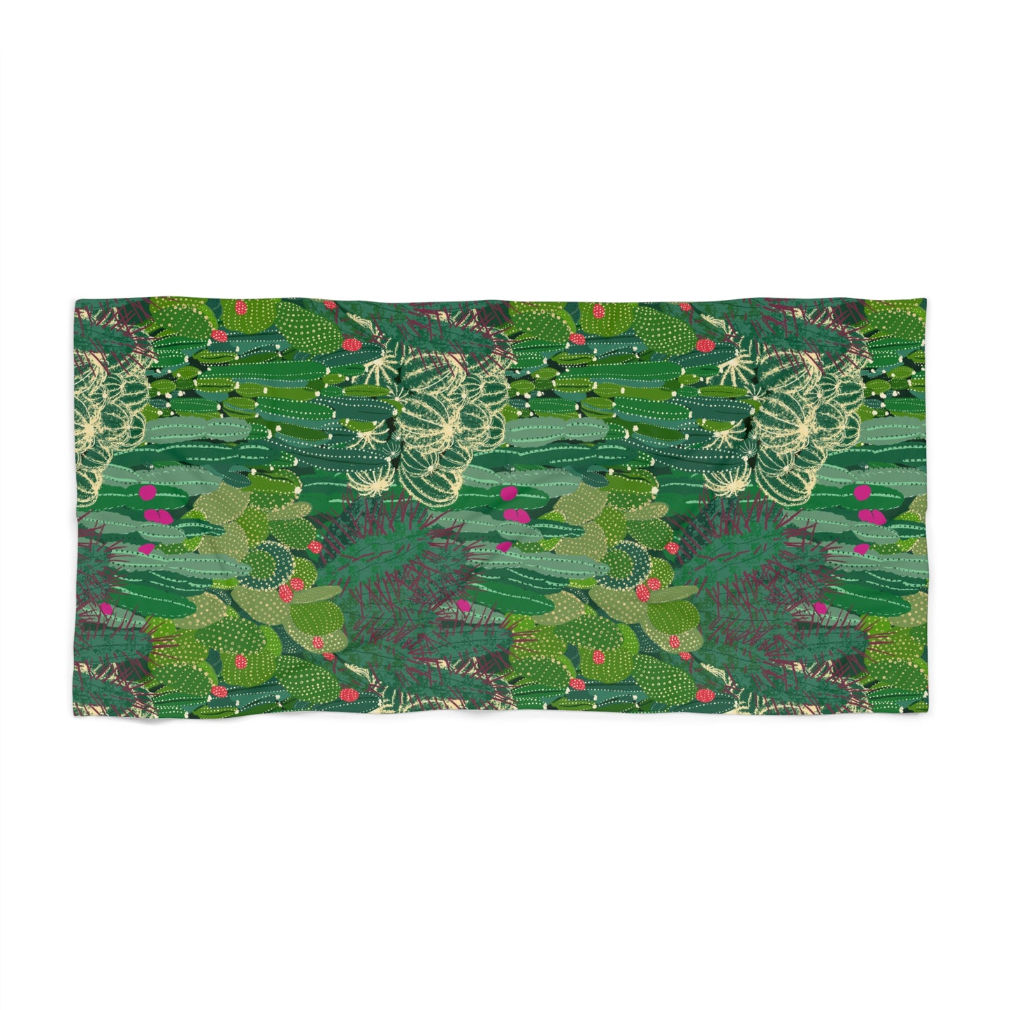 Cactus Cluster Beach Towel