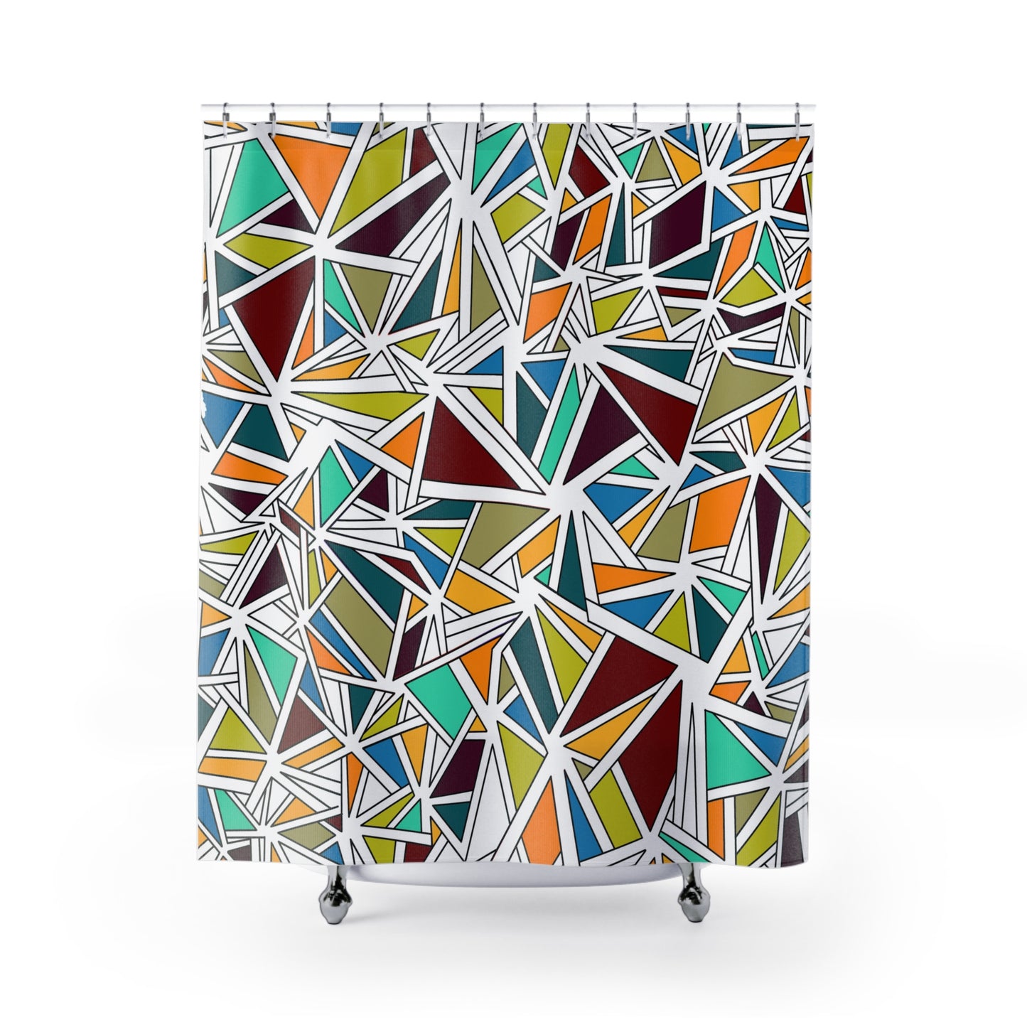 Color BlocksShower Curtains
