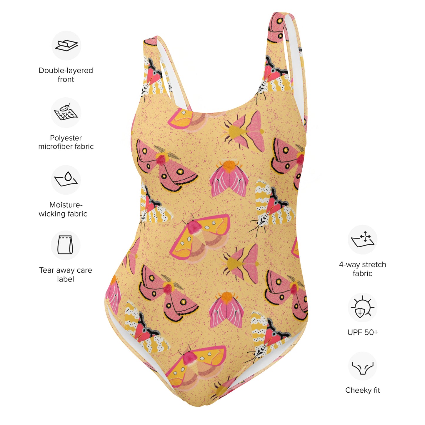 Majestic Moths One-Piece Swimsuit