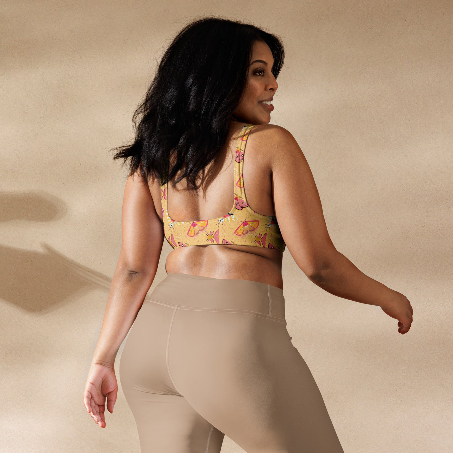 Majestic Moths Recycled padded bikini top