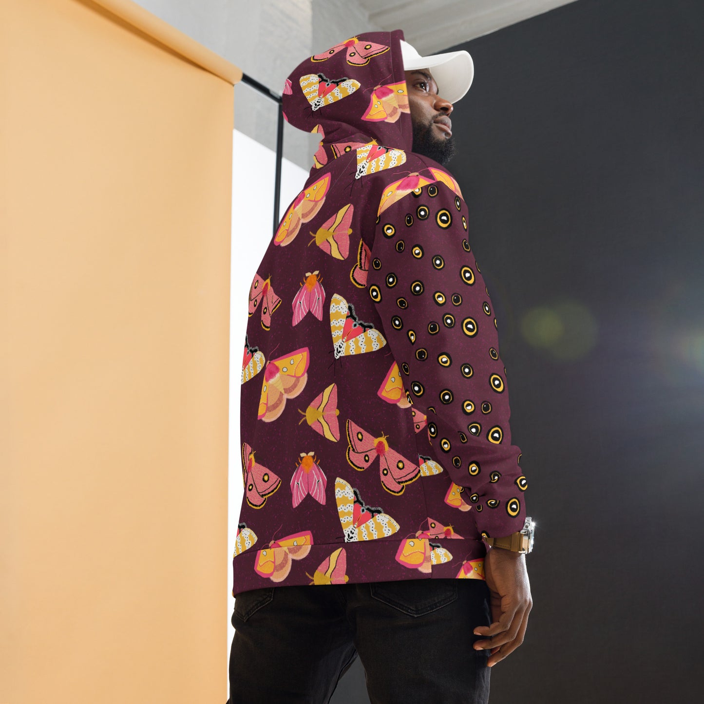Moth All Over Print Unisex Hoodie