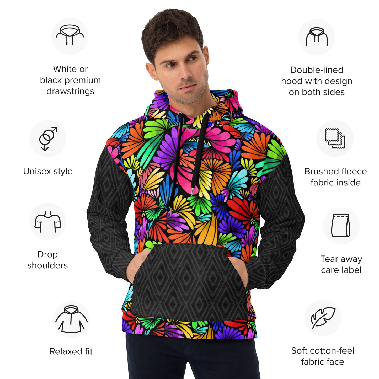 Fiesta Florals Unisex Hoodie