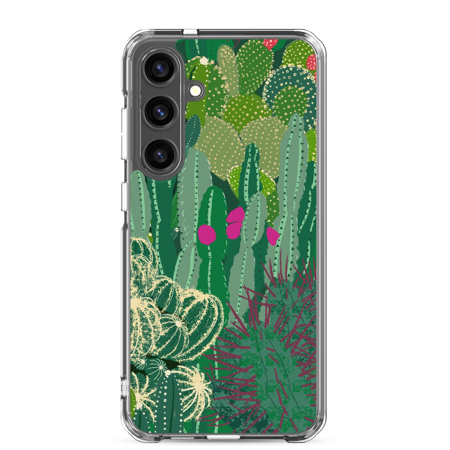 Cactus Cluster Clear Case for Samsung®