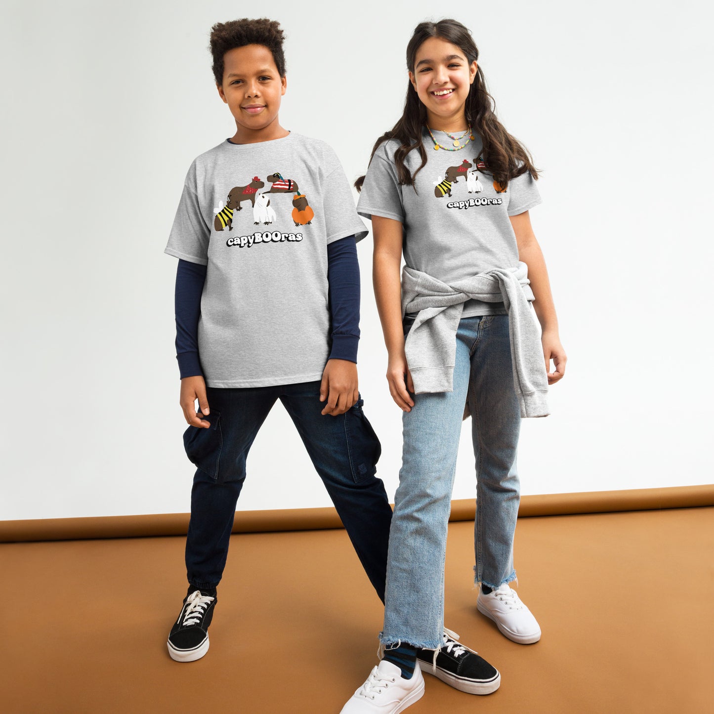 CapyBOOra Youth classic tee