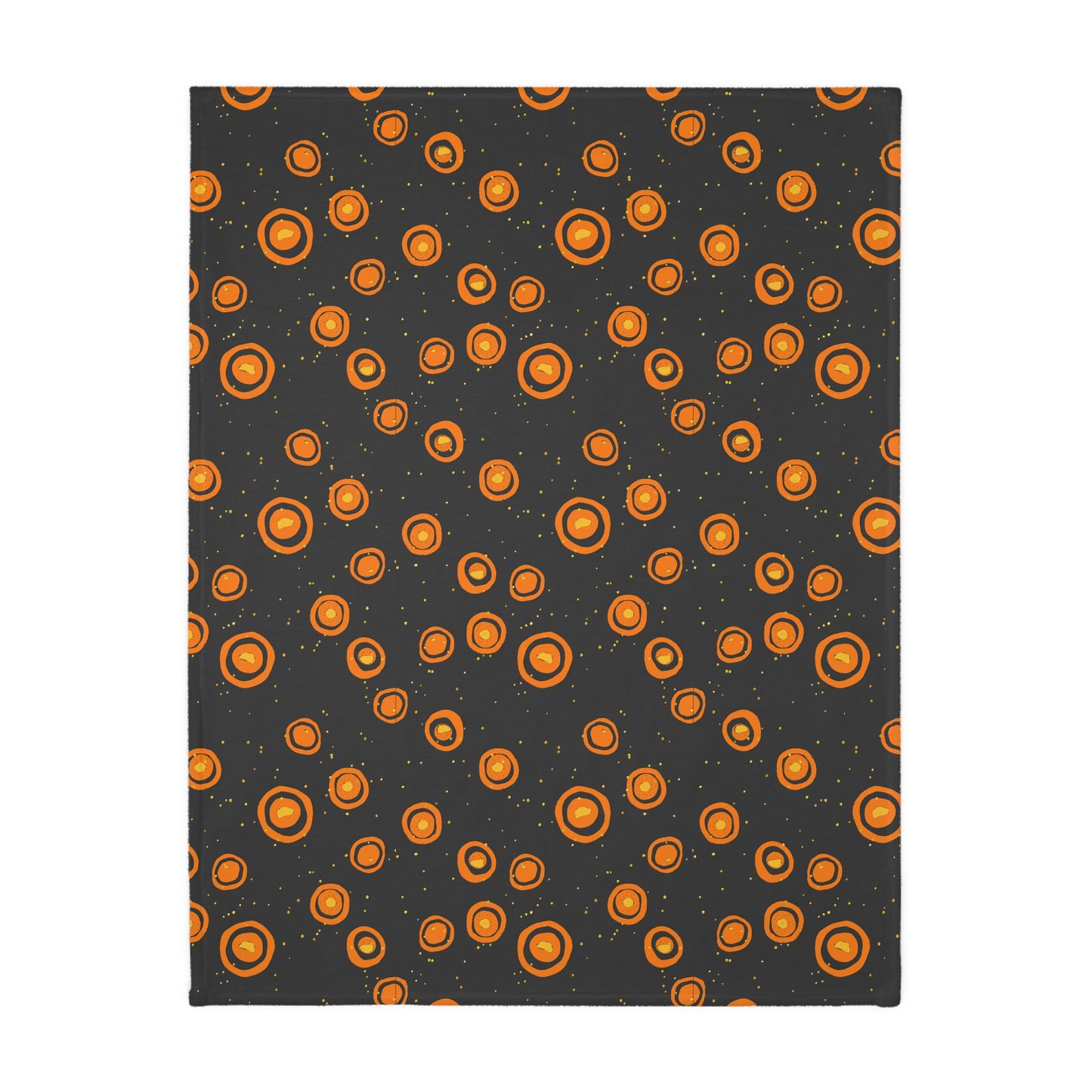 Many Many Mushrooms Velveteen Microfiber Blanket (Two-sided print)