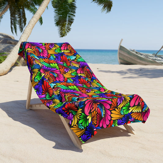 Fiesta Florals Beach Towel