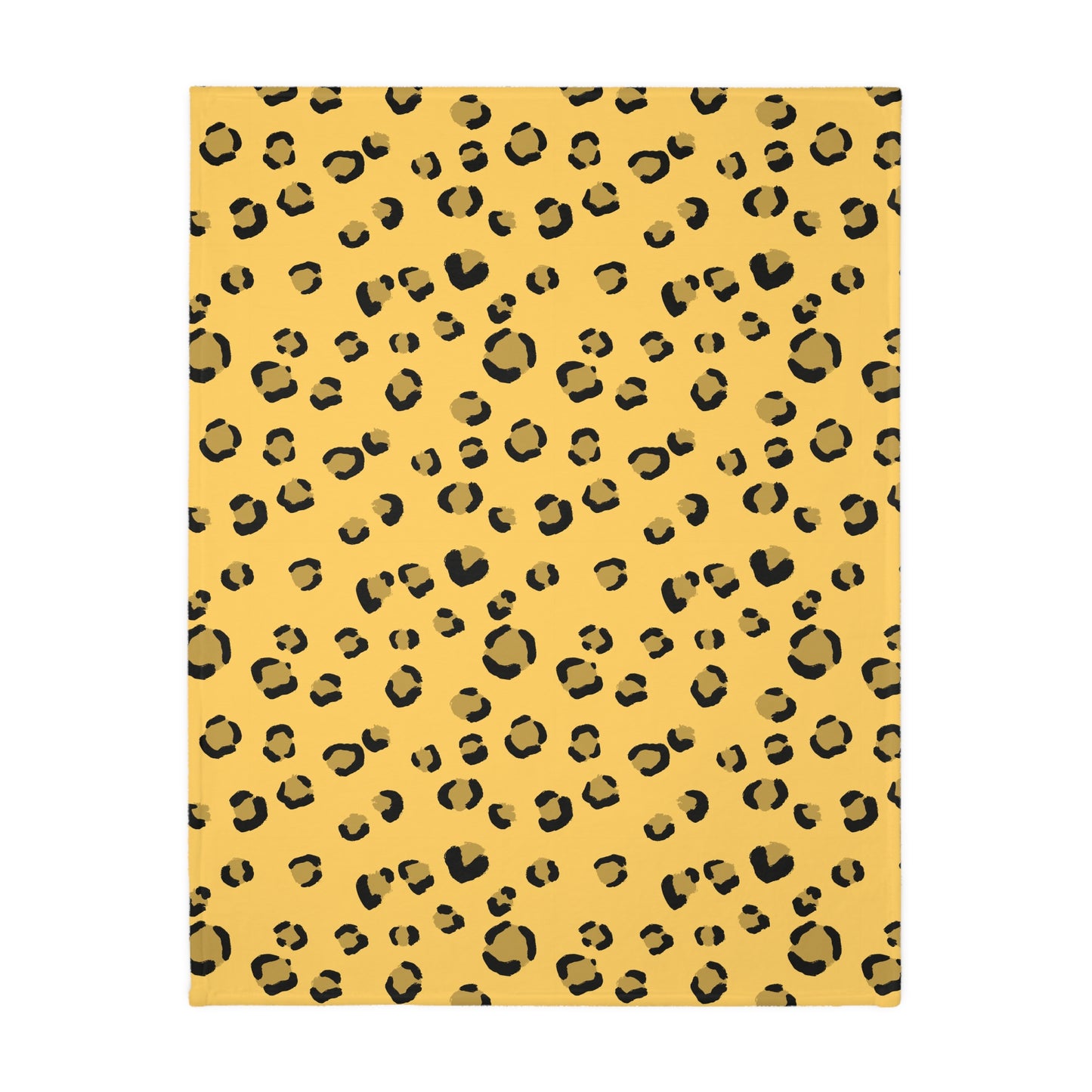 Lounging Leopards Velveteen Microfiber Blanket (Two-sided print)