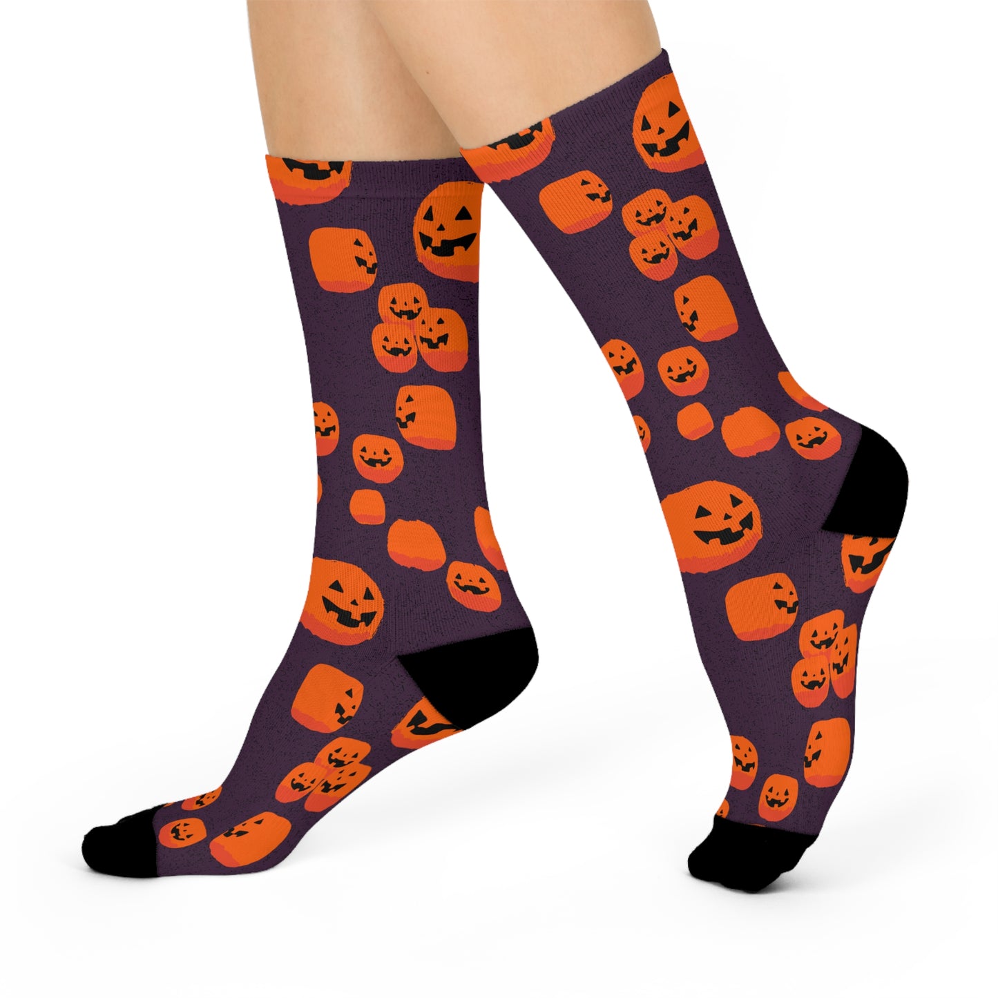 Jack ‘o Floating Lanterns Cushioned Crew Socks