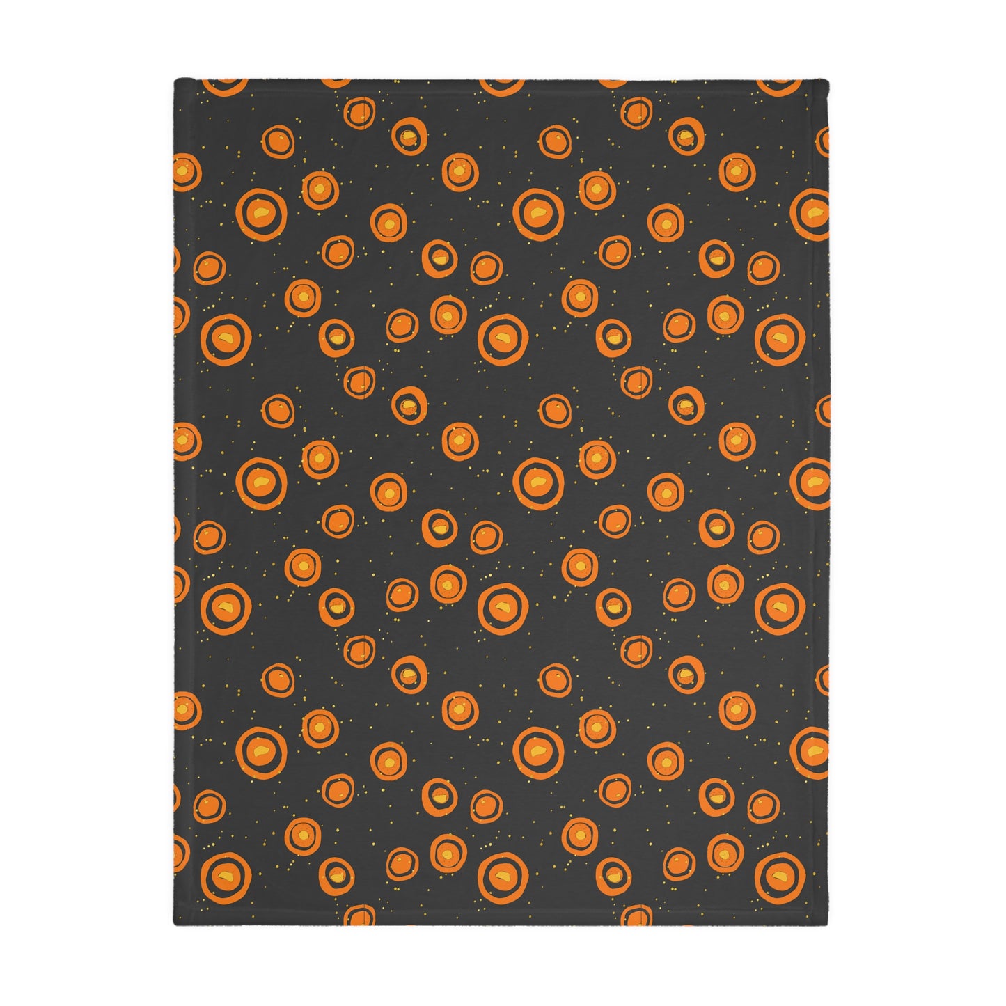 Many Many Mushrooms Velveteen Microfiber Blanket (Two-sided print)