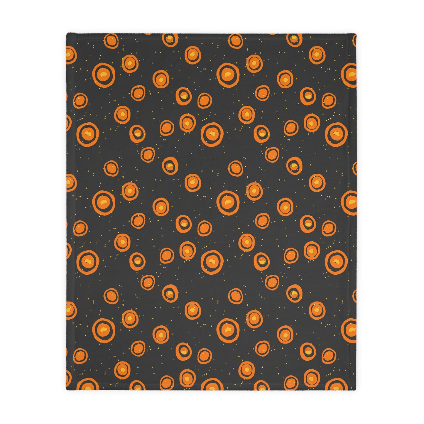 Many Many Mushrooms Velveteen Microfiber Blanket (Two-sided print)