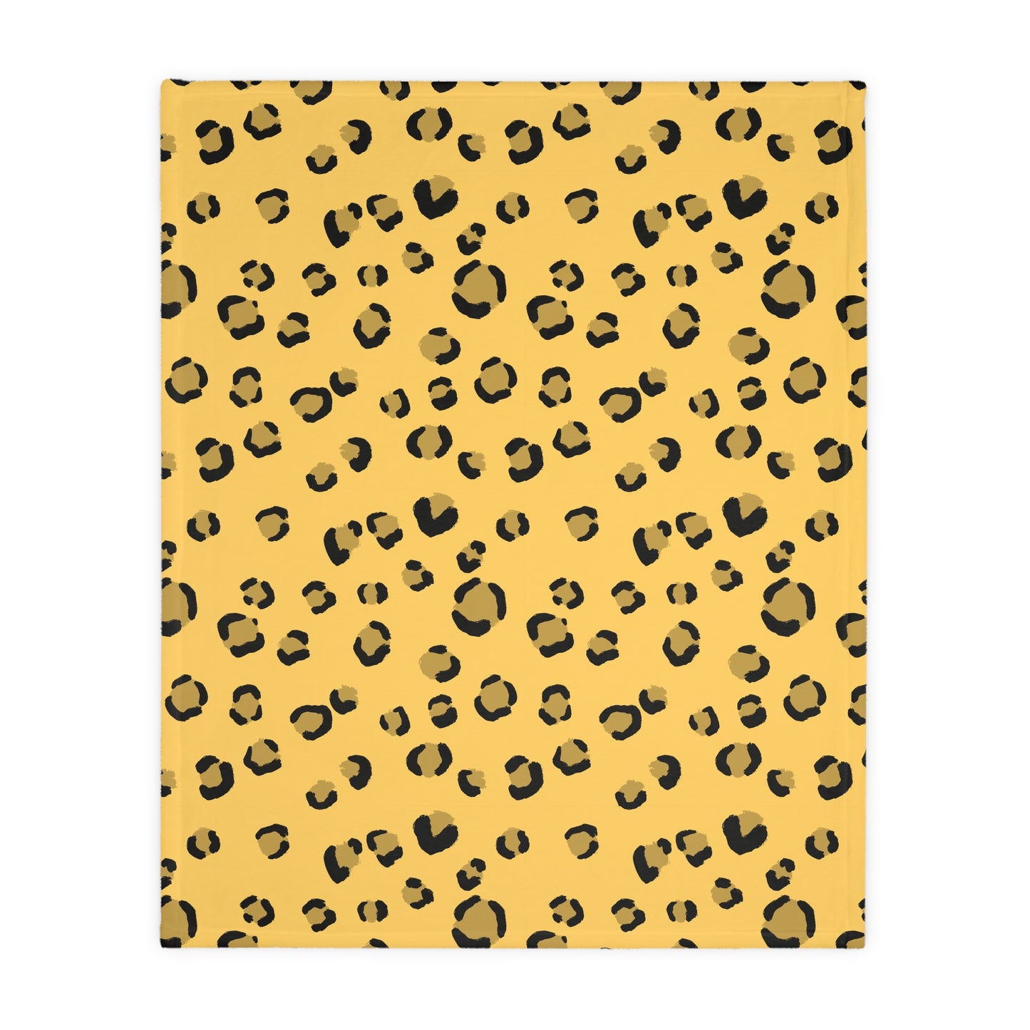 Lounging Leopards Velveteen Microfiber Blanket (Two-sided print)