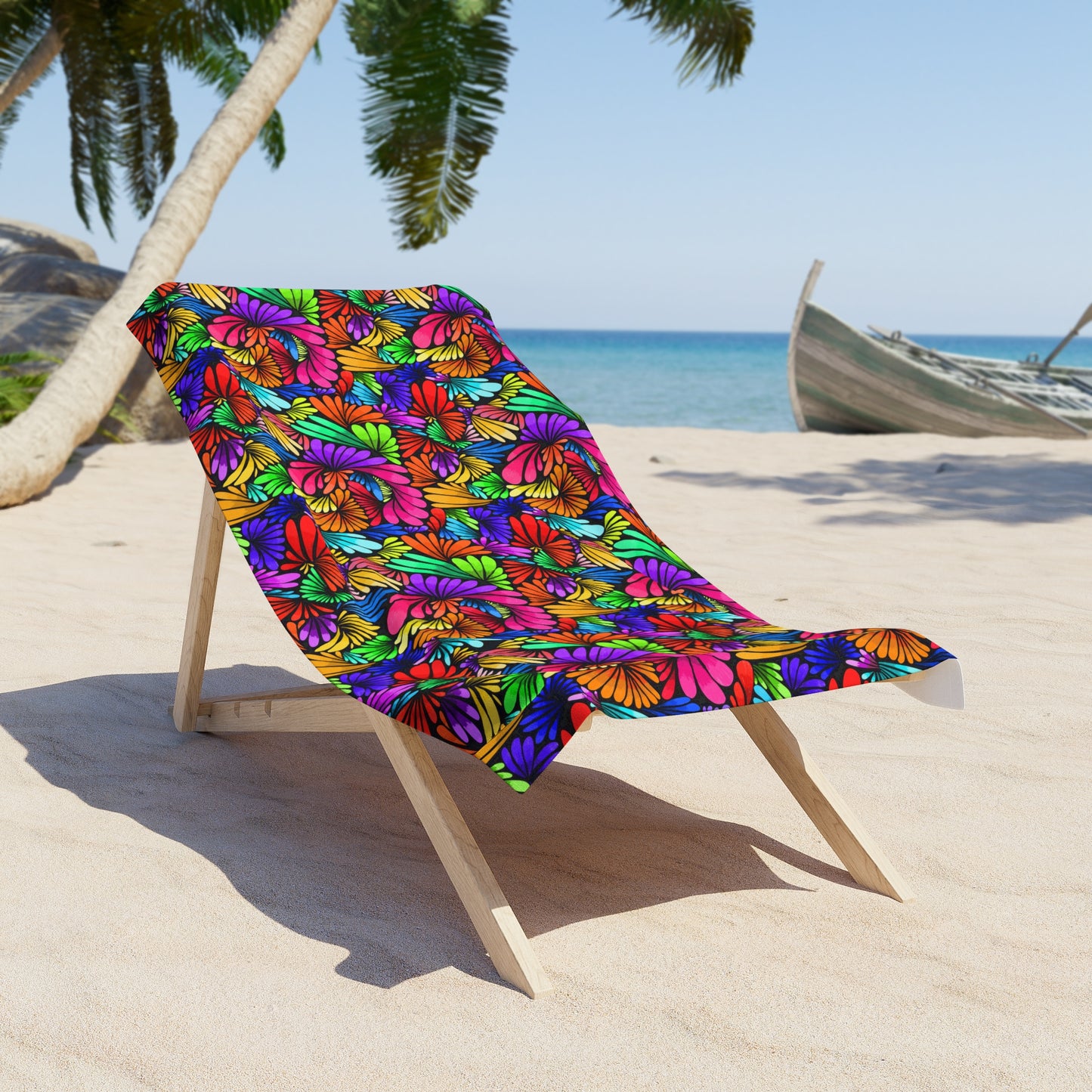 Fiesta Florals Beach Towel