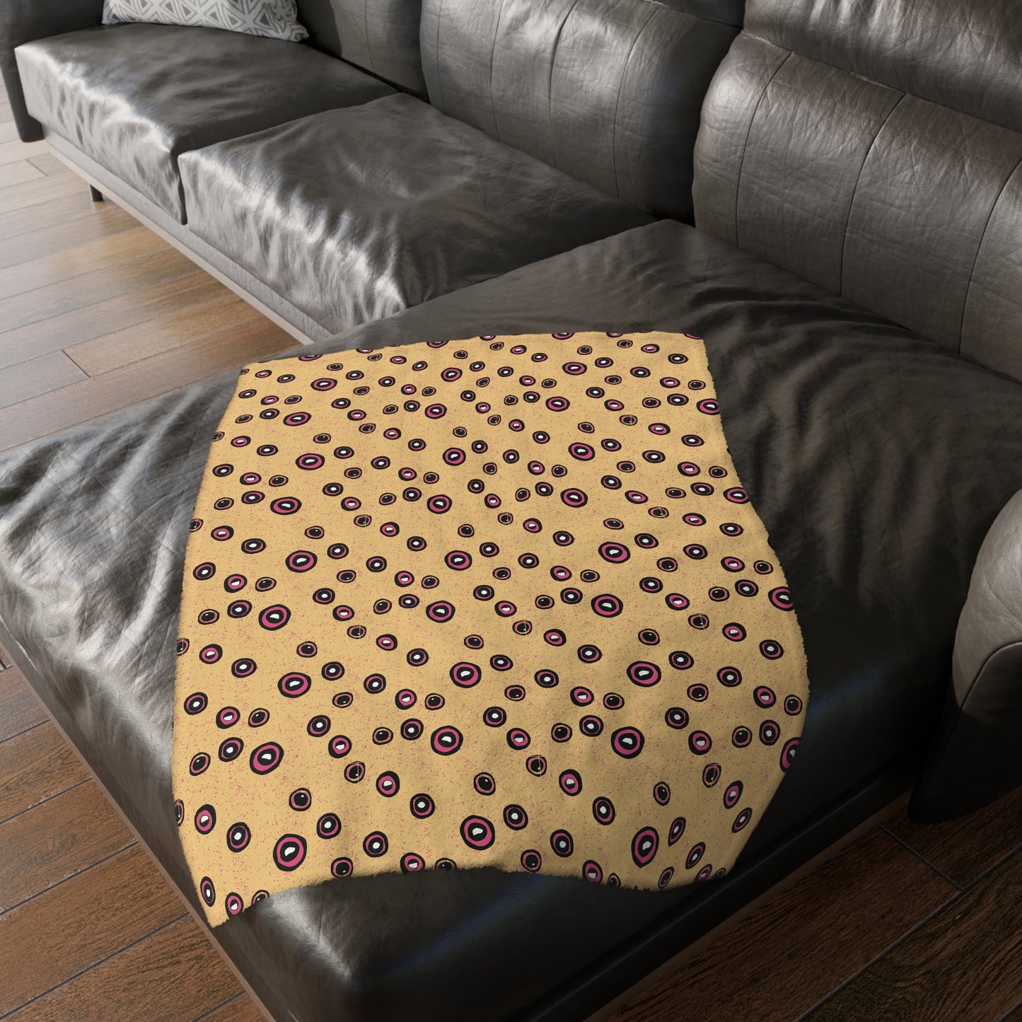 Magical Moths Velveteen Microfiber Blanket (Two-sided print)