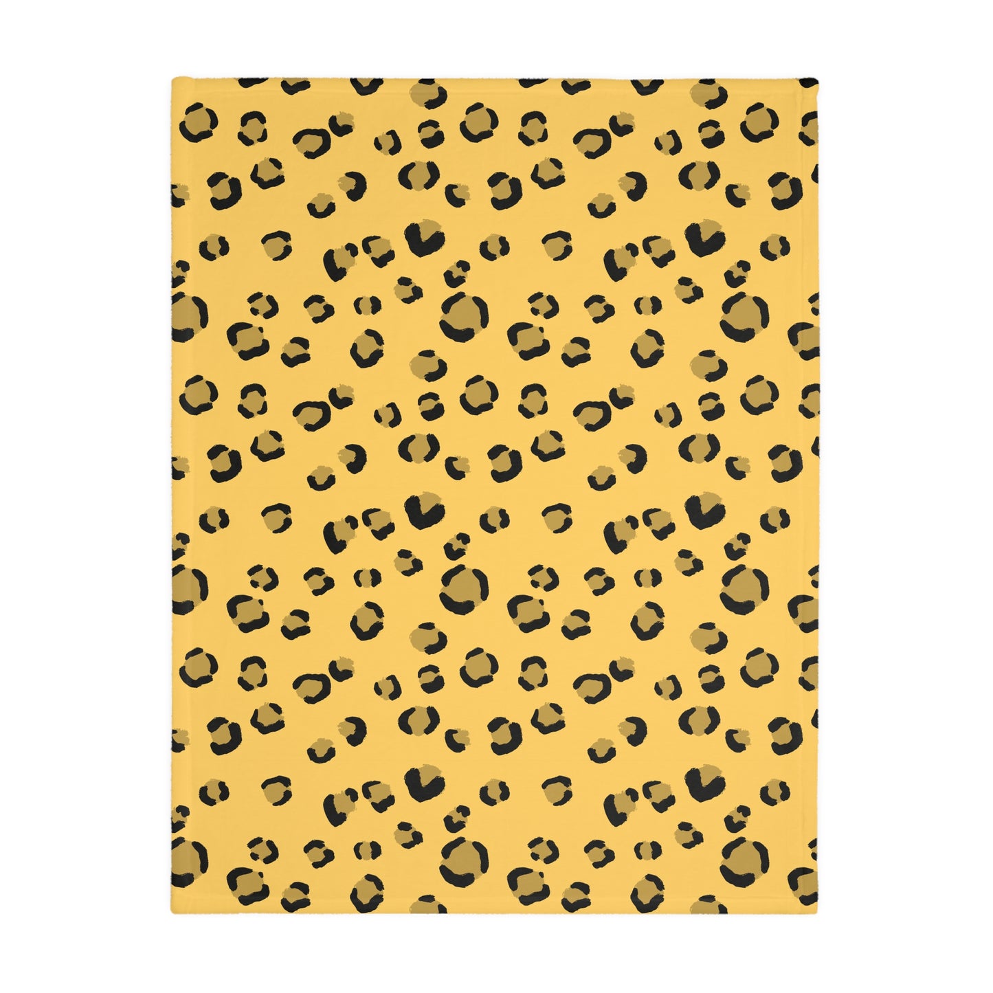 Lounging Leopards Velveteen Microfiber Blanket (Two-sided print)