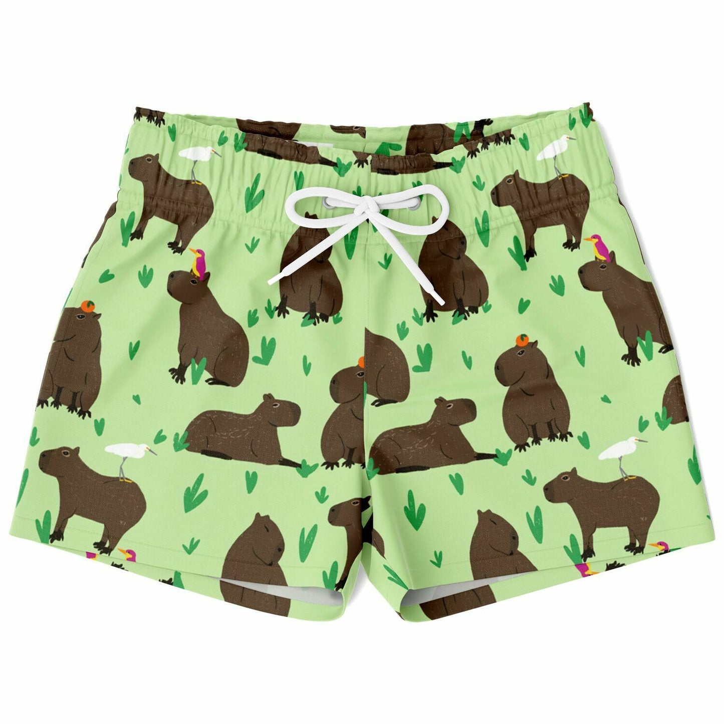 Capybaras & Friends Kids Swim Trunks - AOP