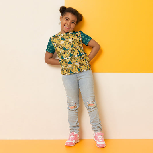 Lotsa Leopards Kids crew neck t-shirt