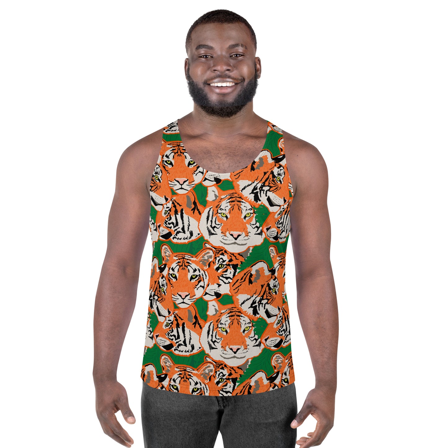 Haz Many Tigers Unisex Tank Top