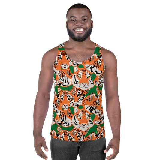 Haz Many Tigers Unisex Tank Top