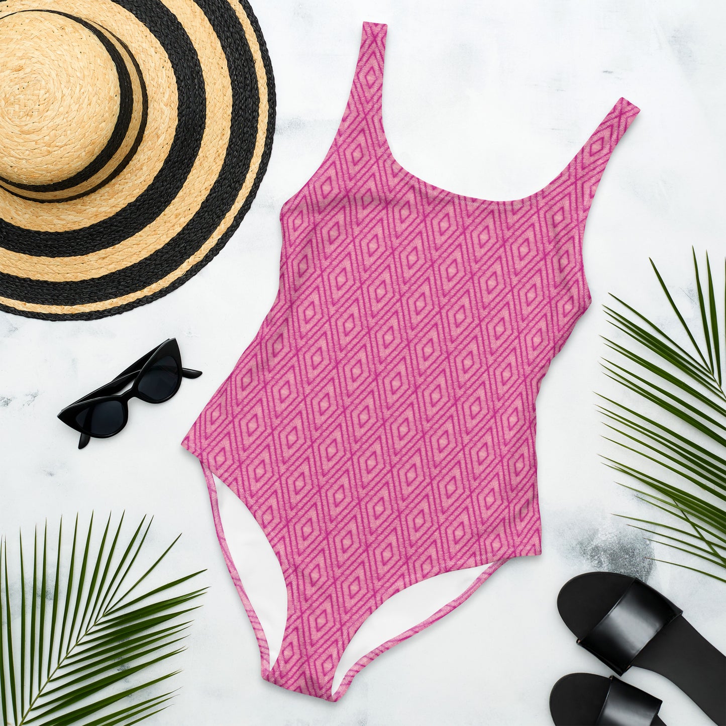 Diamonds Diamonds Diamonds One-Piece Swimsuit