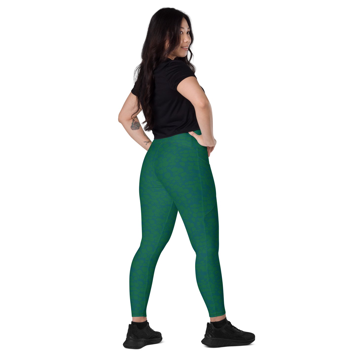 Small Lillypads Leggings with pockets