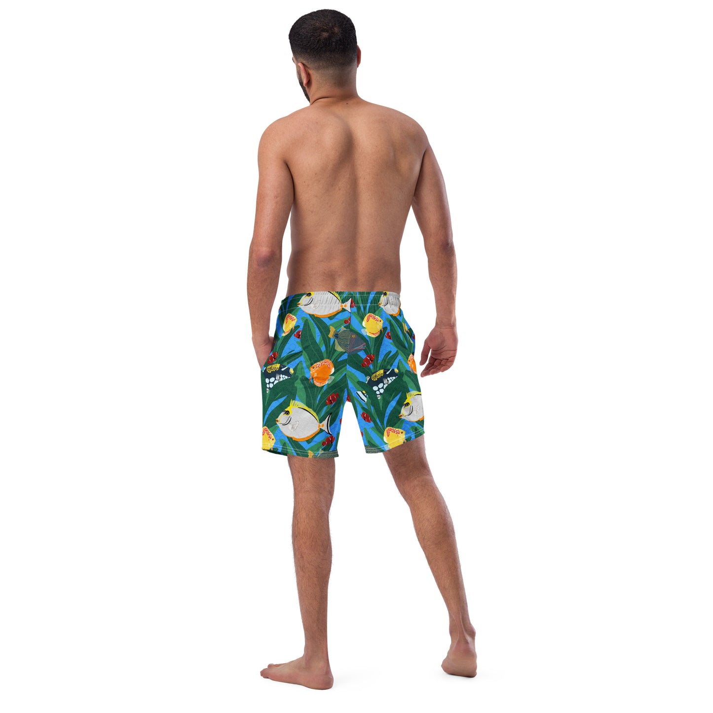 Fancy Fishies Men's swim trunks