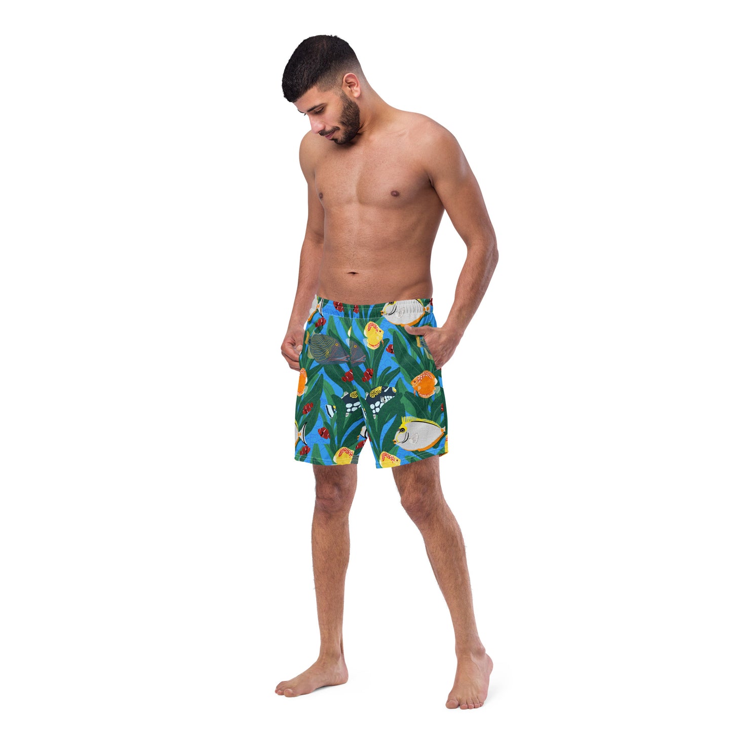 Fancy Fishies Men's swim trunks