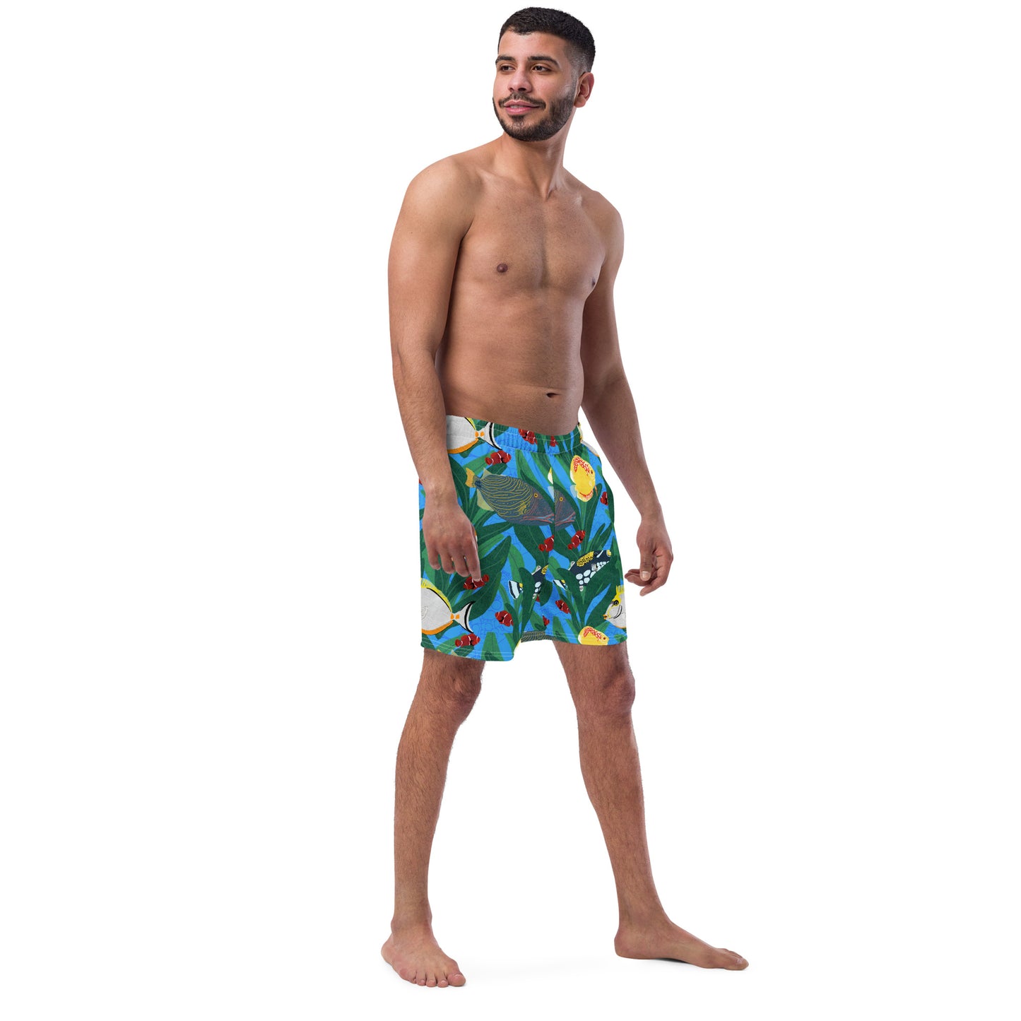 Fancy Fishies Men's swim trunks