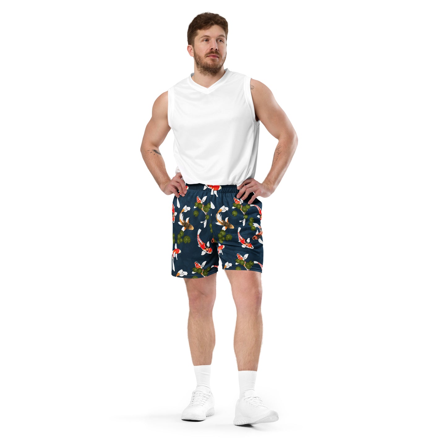 Don’t be Koi Unisex mesh shorts