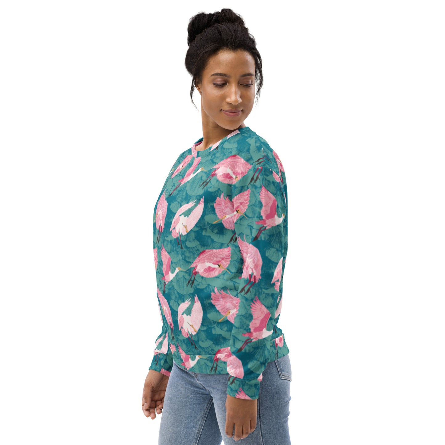 Roseate Goonbill Unisex Sweatshirt