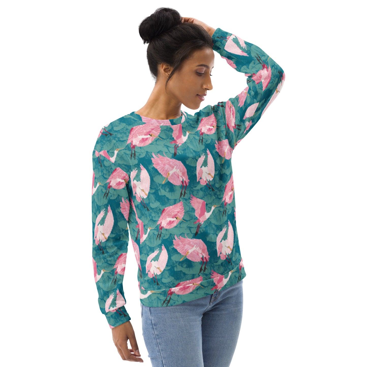 Roseate Goonbill Unisex Sweatshirt