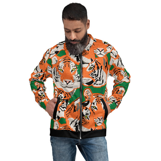 Haz Many Tigers Unisex Bomber Jacket