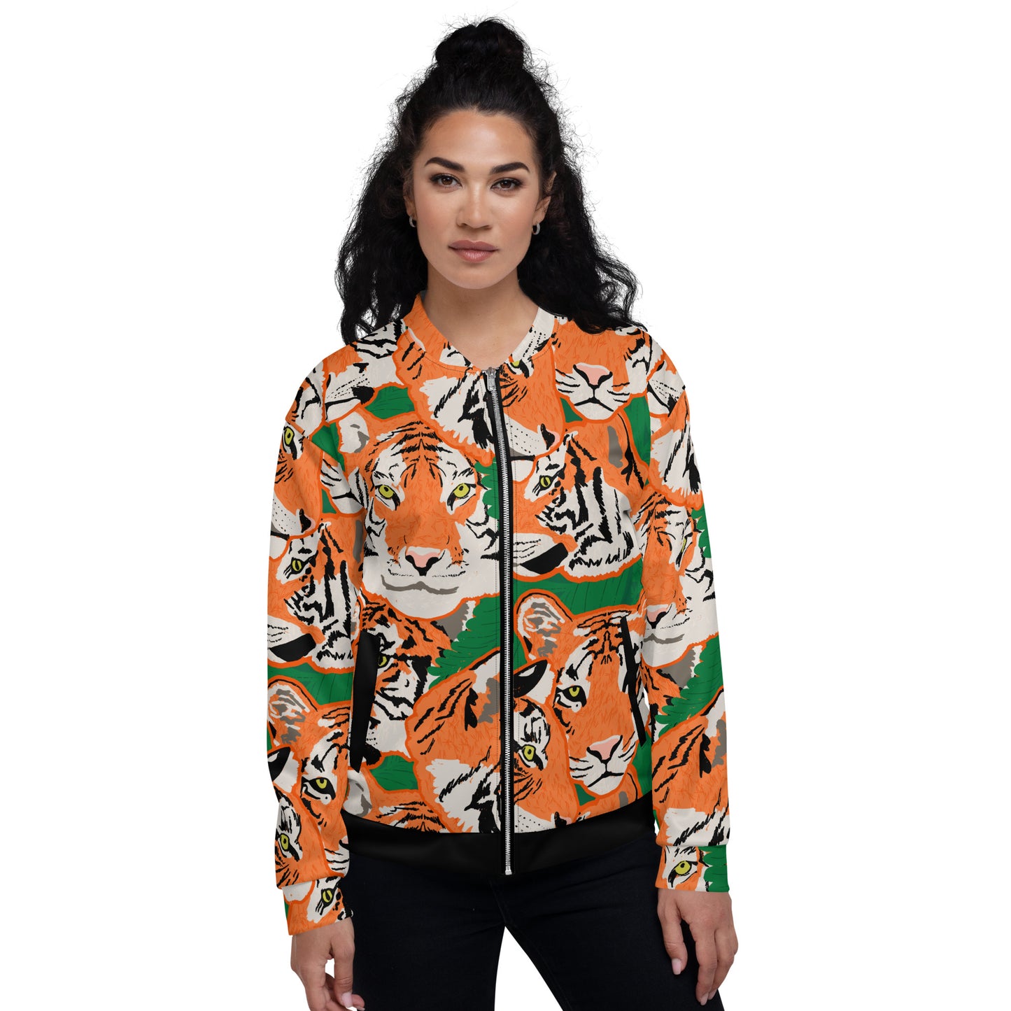 Haz Many Tigers Unisex Bomber Jacket