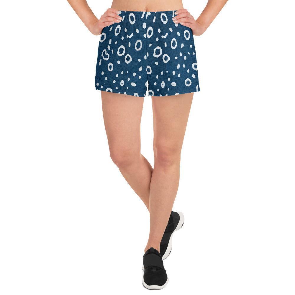 Eagle Ray Spots Women’s Recycled Athletic Shorts