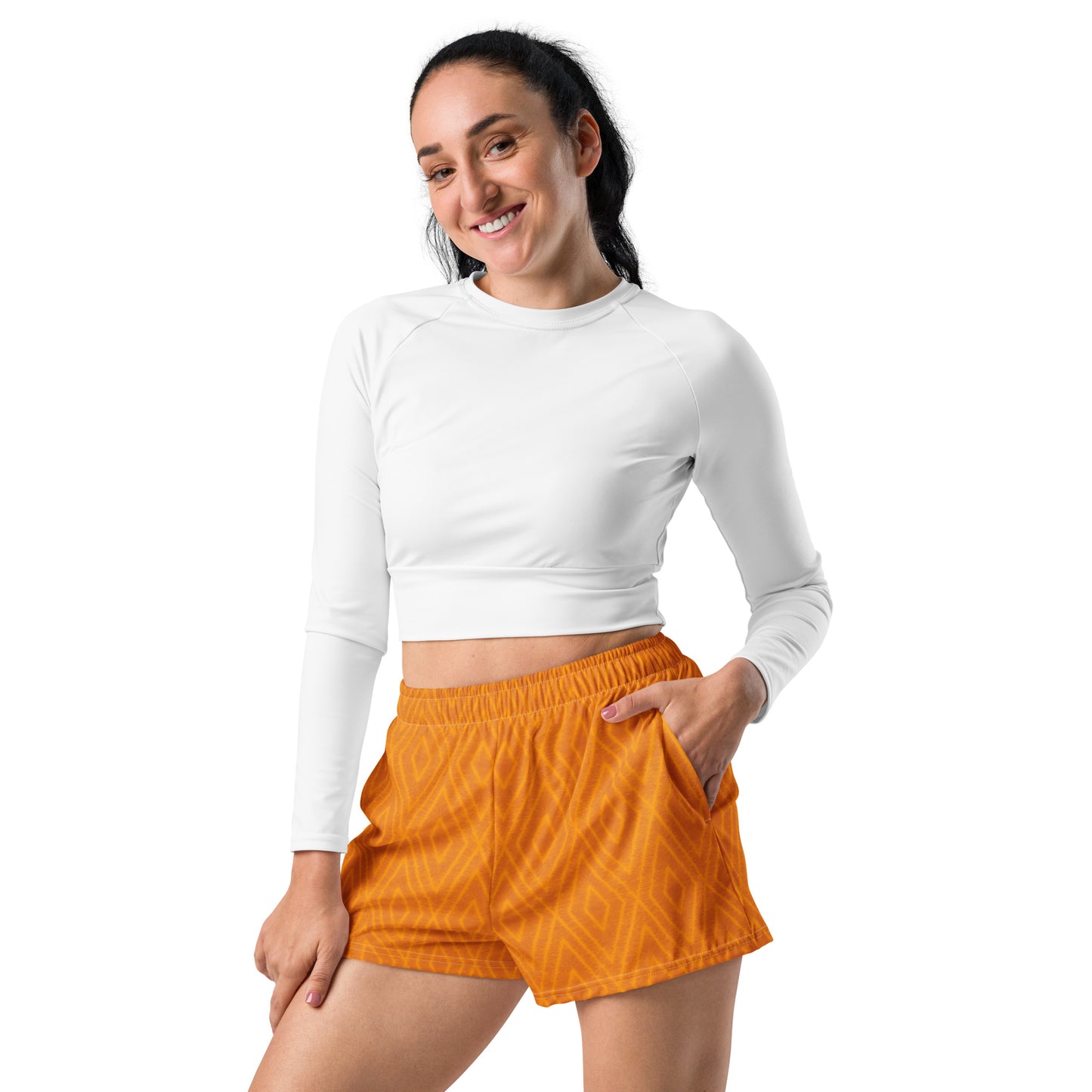 Diamonds Diamonds Diamonds Women’s Recycled Athletic Shorts