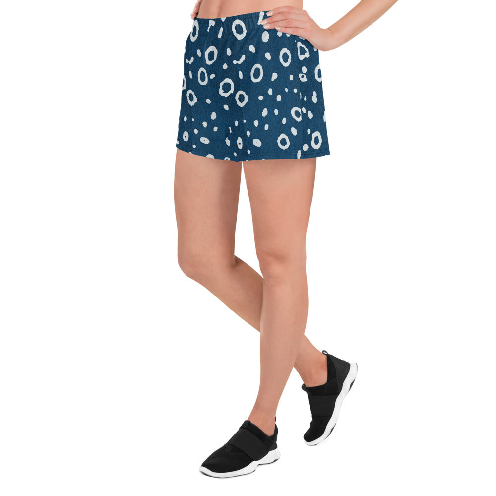 Eagle Ray Spots Women’s Recycled Athletic Shorts