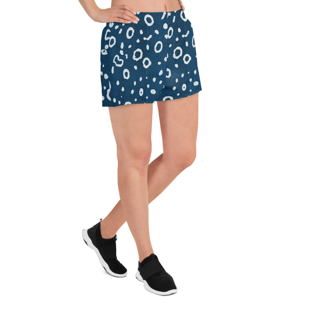 Eagle Ray Spots Women’s Recycled Athletic Shorts