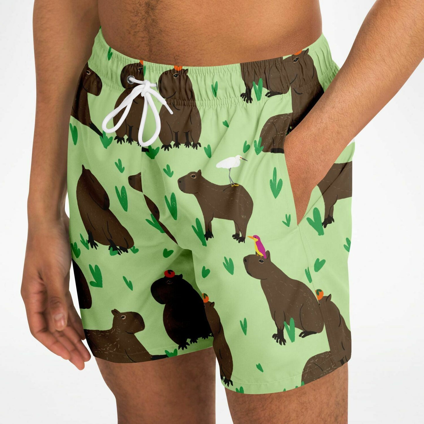 Capybaras & Friends Swim Shorts