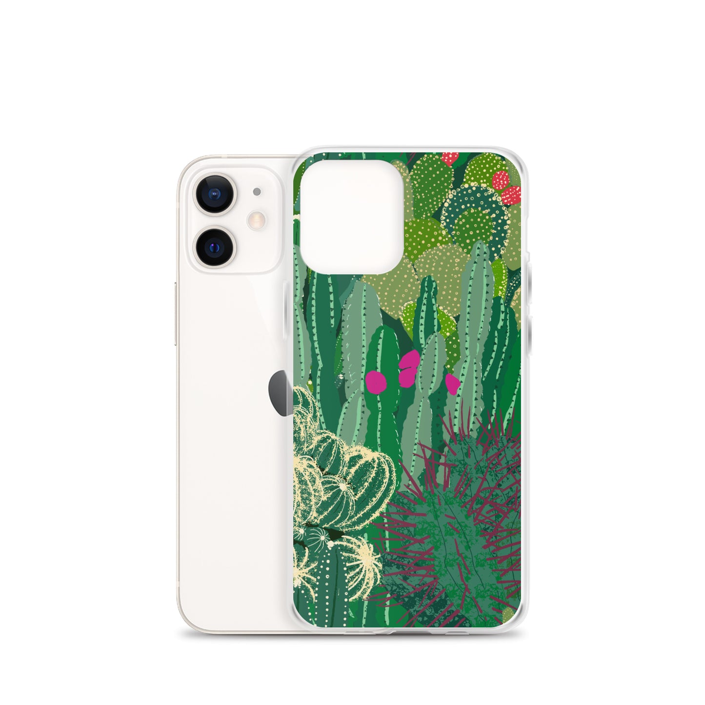 Cactus Cluster Clear Case for iPhone®