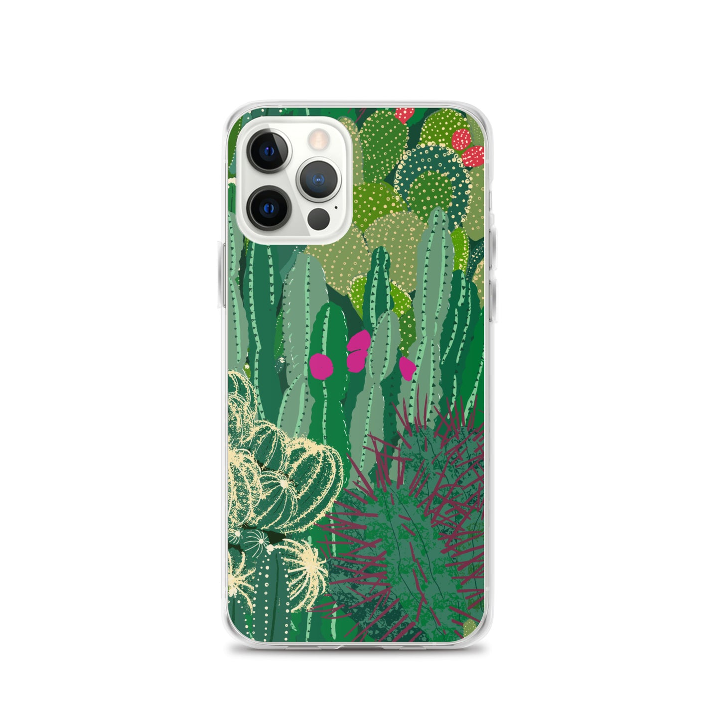 Cactus Cluster Clear Case for iPhone®