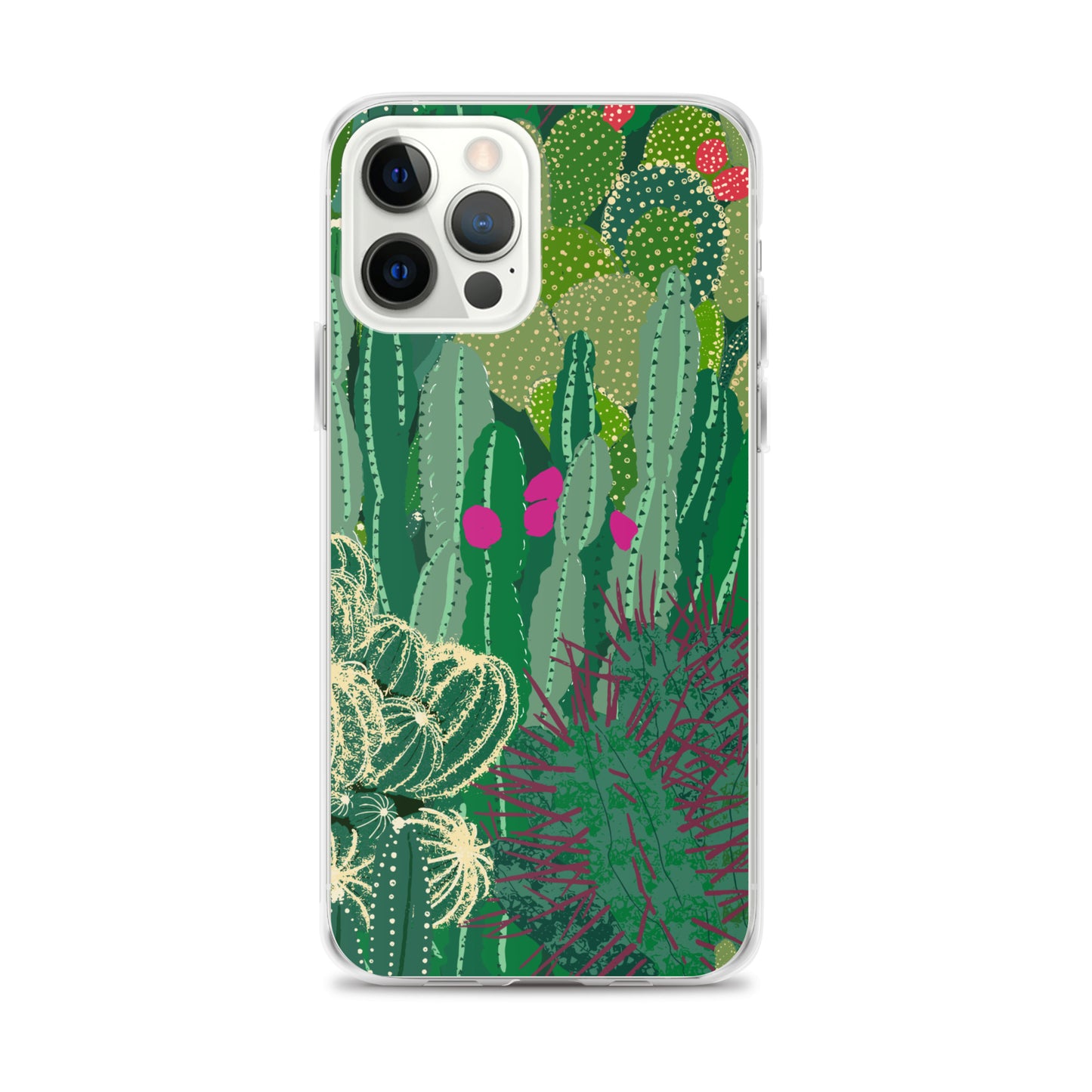 Cactus Cluster Clear Case for iPhone®