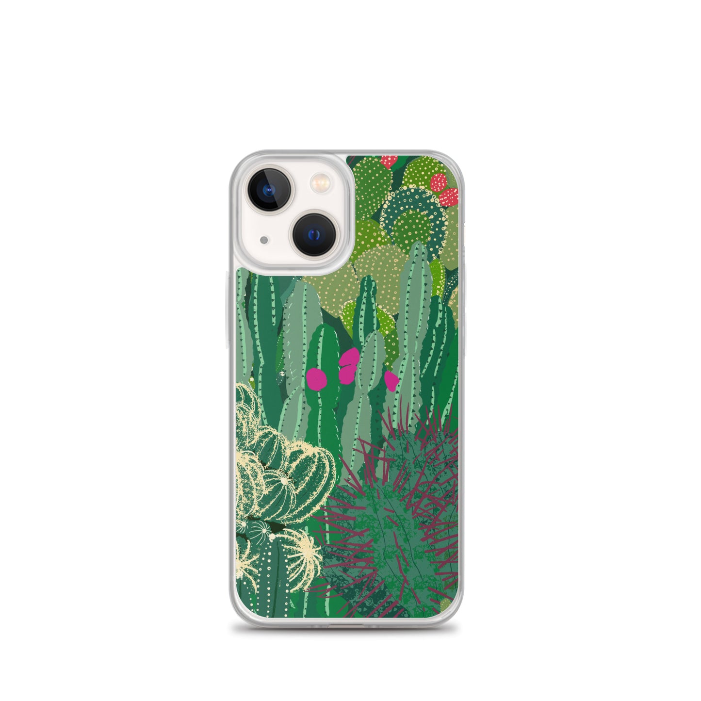 Cactus Cluster Clear Case for iPhone®