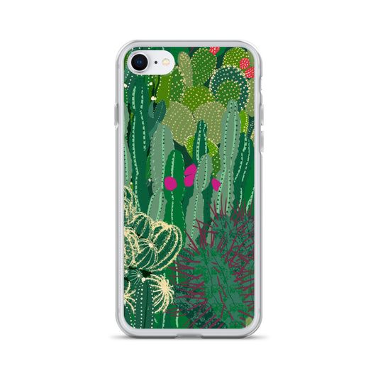 Cactus Cluster Clear Case for iPhone®