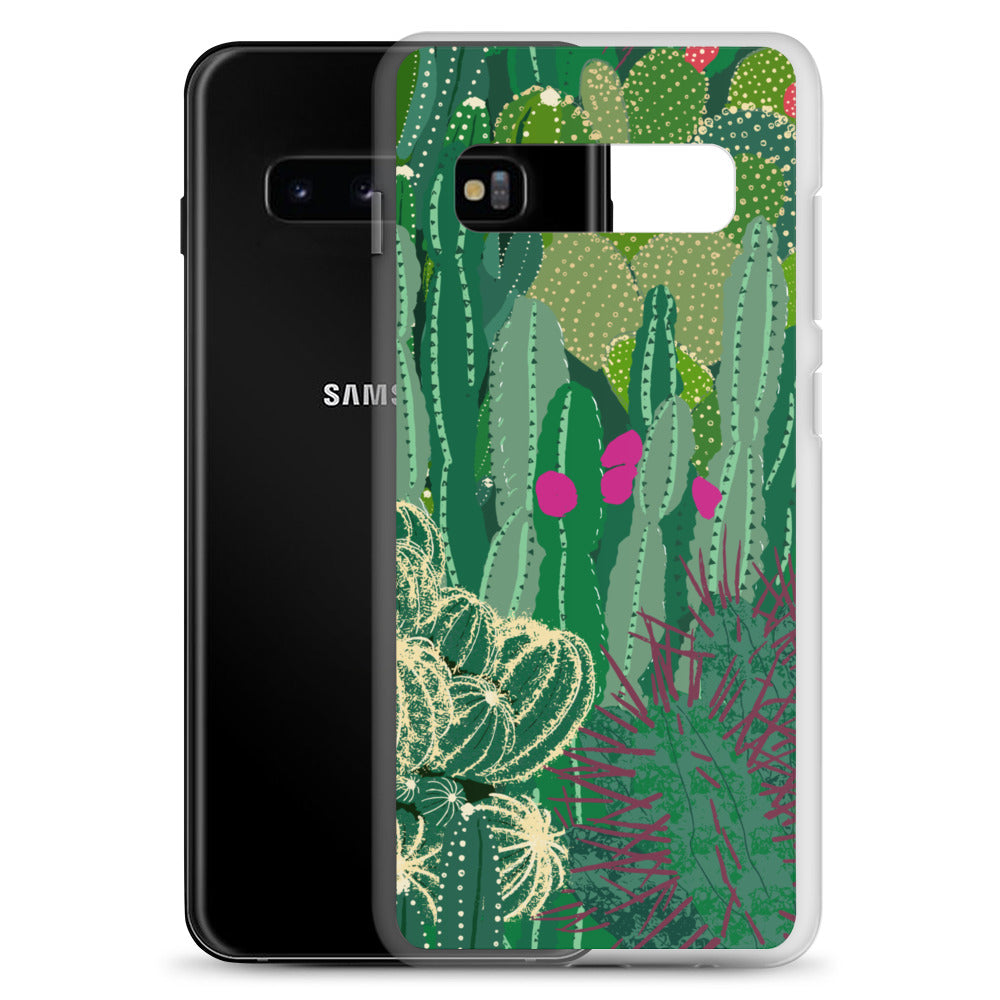 Cactus Cluster Clear Case for Samsung®