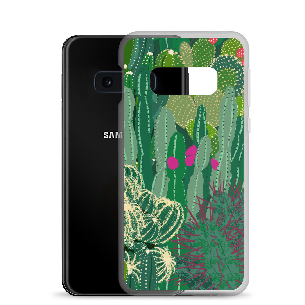 Cactus Cluster Clear Case for Samsung®