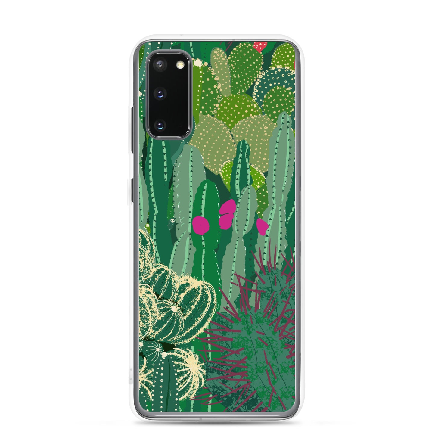 Cactus Cluster Clear Case for Samsung®