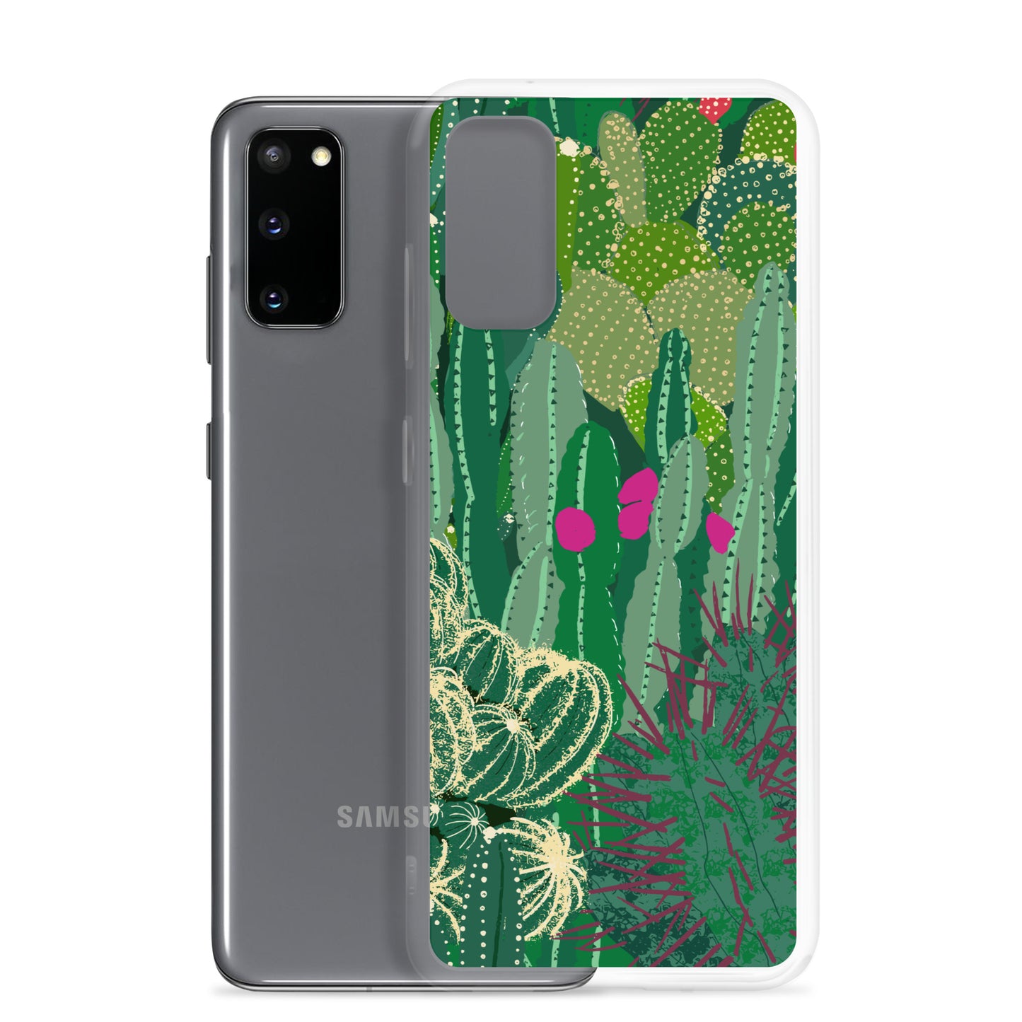 Cactus Cluster Clear Case for Samsung®